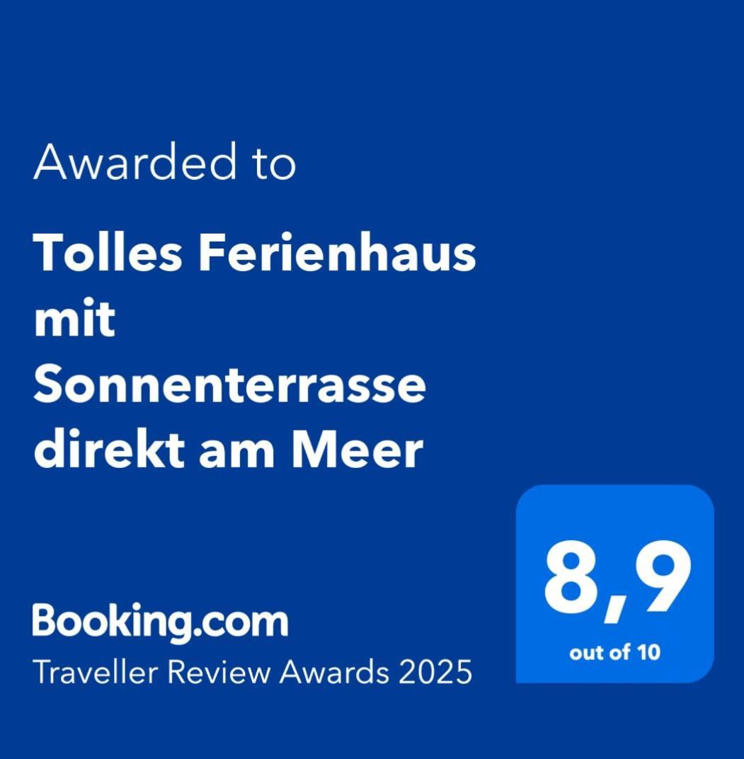 Tolles Ferienhaus Mit Sonnenterrasse Direkt Am Meer Isola Cristina Esterno foto
